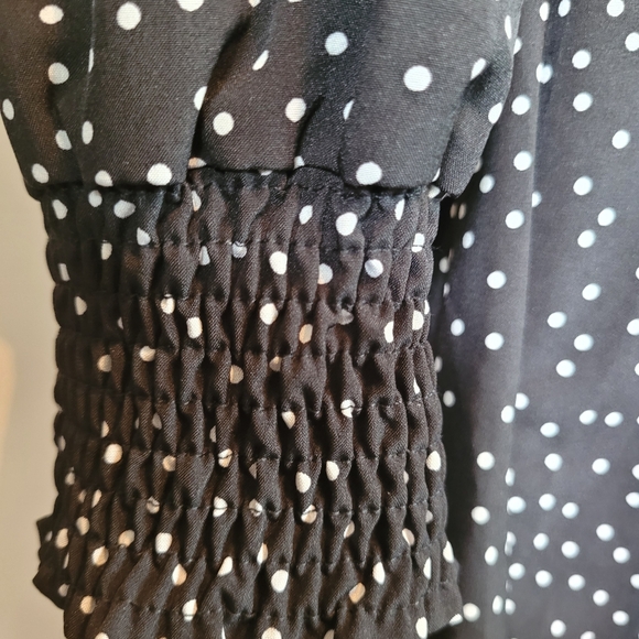 💥2 for$20💥Unbranded dress Black with white dots - Picture 3 of 7
